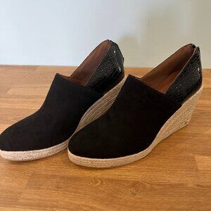 Brand New Without Box Black Espadrille Wedges